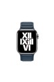 ​​​Apple Watch 42mm KRD-34 Deri Kordon ( KOYU YEŞIL )